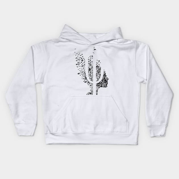 Mind and psychology Kids Hoodie by RosaliArt